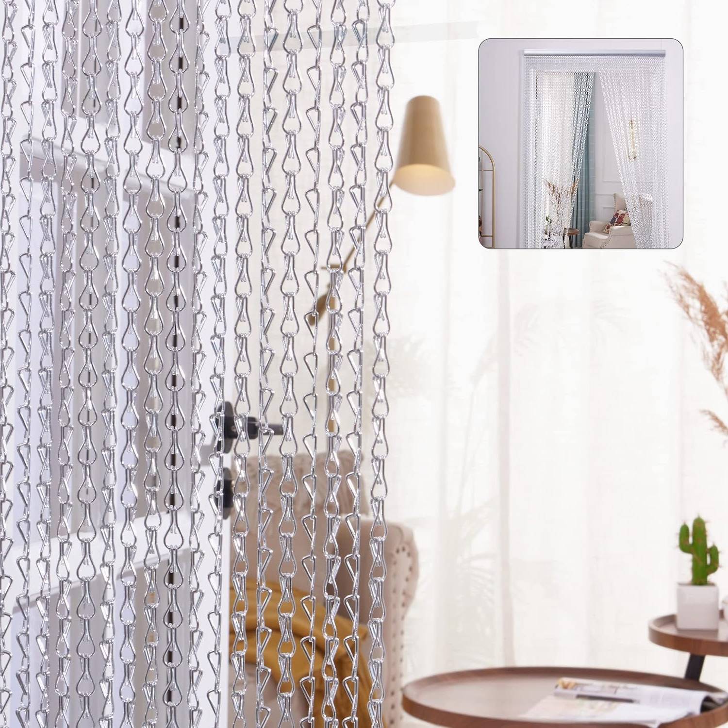 Chain Mail Curtains - Black: image 4