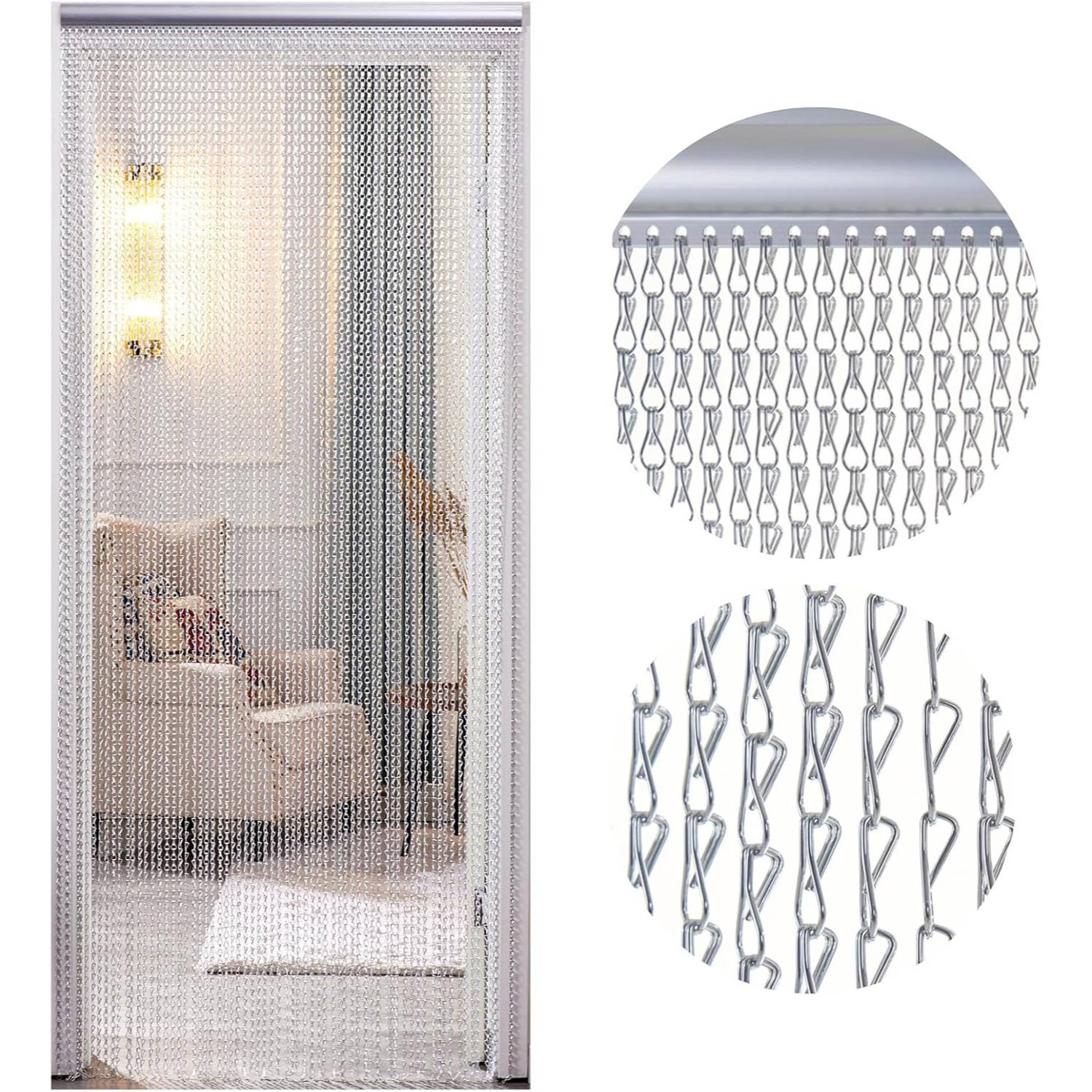Chain Mail Curtains - Black: image 10