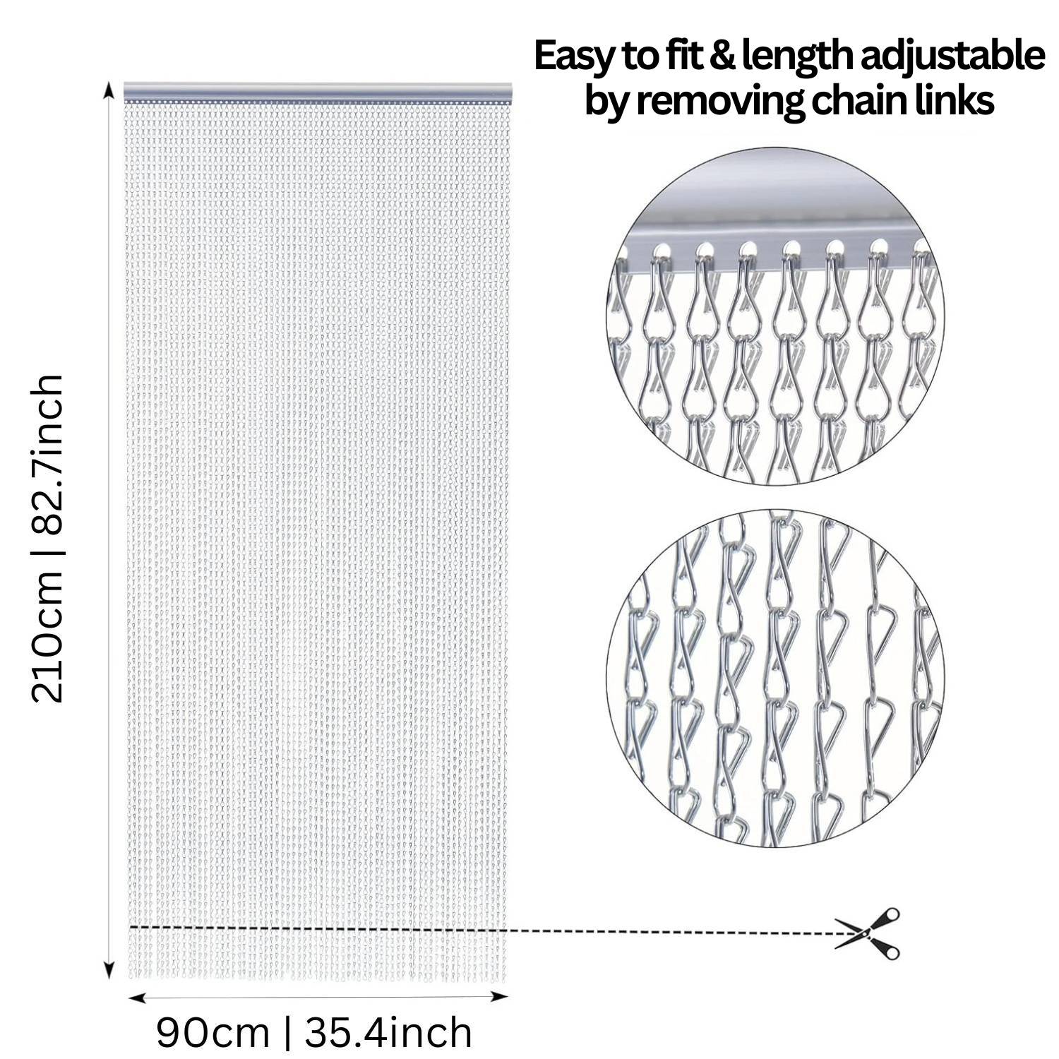 Chain Mail Curtains - Black: image 12