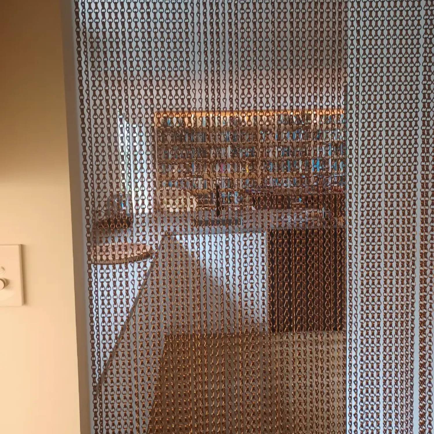 Chain Mail Curtains - Black: image 1
